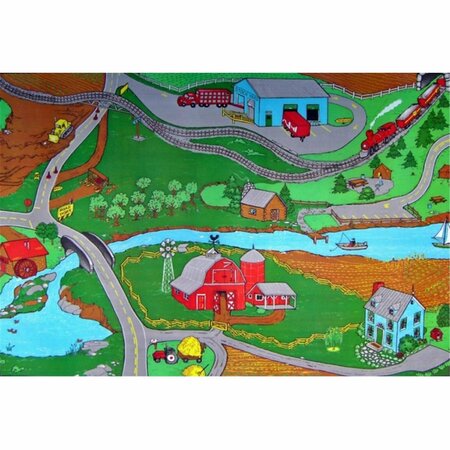 H2H 3 ft. x 5 ft. Drive The Roads and See The Sights Rug H23374639